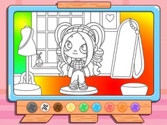 Ойын Coloring Book: Avatar Girl Dress Up Shopping