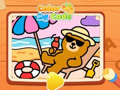 Ойын Color By Code: Chill Bear