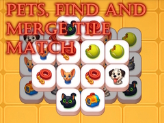 Ойын Pets, Find and Merge Tile Match