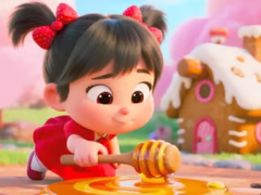 Ойын Jigsaw Puzzle: Honey Girl Candy House