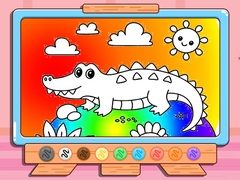Ойын Coloring Book: Crocodile