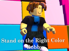 Ойын Stand on the Right Color Robby