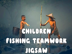 Ойын Children Fishing Teamwork Jigsaw
