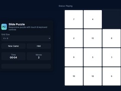 Ойын Sliding Puzzle