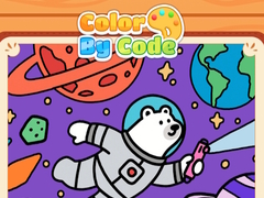 Ойын Color By Code Space Bear