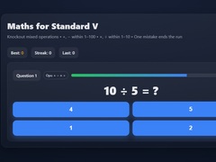 Ойын Maths For Class V