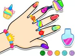 Ойын Coloring Book: Nail Art & Bracelet Diy