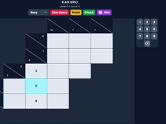 Ойын Puzzler Kakuro