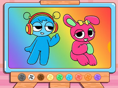 Ойын Coloring Book: Sprunki Pinki & Oren