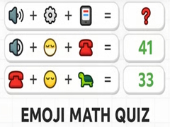 Ойын Emoji Math Quiz