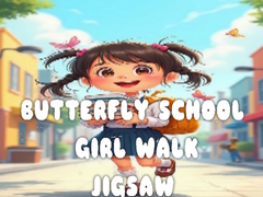 Ойын Butterfly School Girl Walk Jigsaw