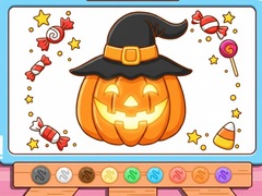 Ойын Coloring Book: Halloween Pumpkin