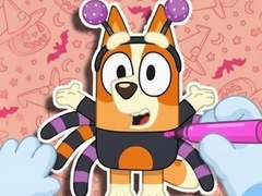 Ойын Coloring Book: Halloween Spooky Bingo & Bluey