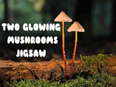 Ойын Two Glowing Mushrooms Jigsaw