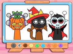 Ойын Coloring Book: Incredibox Sprunki Halloween