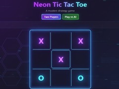 Ойын Neon Tic-Tac-Toe