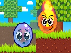 Ойын Fire Ball and Water Ball: Parkour Love Balls