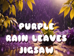 Ойын Purple Rain Leaves Jigsaw