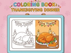 Ойын Coloring Book: Thanksgiving Dinner