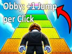 Ойын Obby: +1 Jump per Click