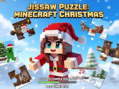 Ойын Jigsaw Puzzle: Minecraft Christmas