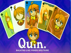 Ойын Quin. Balatro-like poker-solitaire