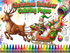 Ойын Christmas Reindeer Coloring Pages