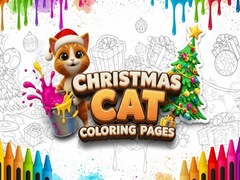 Ойын Christmas Cat Coloring Pages