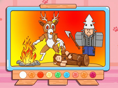 Ойын Coloring Book: 99 Nights In The Forest