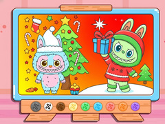 Ойын Coloring Book: Christmas Labubu