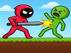 Ойын Red Stickman vs Monster School