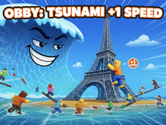 Ойын Obby: Tsunami +1 speed