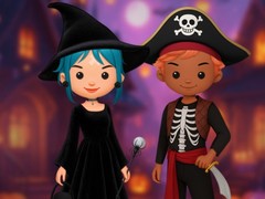 Ойын Toca Teens Halloween Party