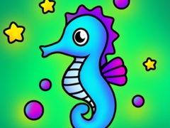 Ойын Seahorse Coloring