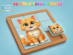 Ойын 3D Kid Sliding Puzzle