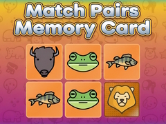 Ойын Match Pairs Memory Card