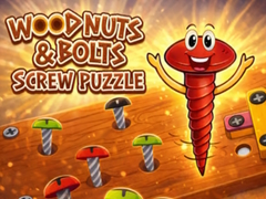 Ойын Wood Nuts and Bolts Screw Puzzle