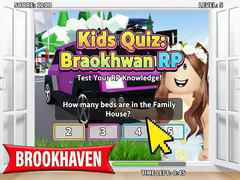Ойын Kids Quiz: Brookhaven RP