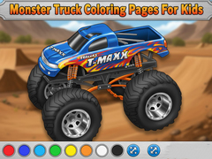Ойын Monster Truck Coloring Pages For Kids