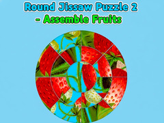 Ойын Round jigsaw Puzzle 2 - Assemble Fruits