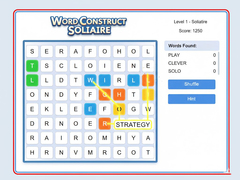 Ойын Word Construct Solitaire