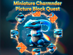 Ойын Miniature Charmander Picture Block Quest