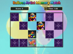 Ойын Balloon Artist Memory Match