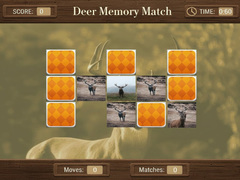 Ойын Deer Memory Match