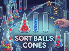 Ойын Sort Balls: Cones