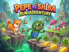 Ойын Pepe vs Shiba Run Adventure