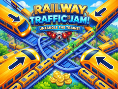 Ойын Railway Traffic Jam! Untangle the Trains!