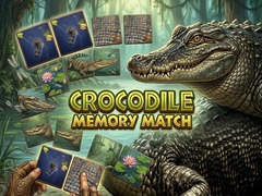 Ойын Crocodile Memory Match