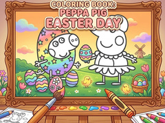 Ойын Coloring Book: Peppa Pig Easter Day