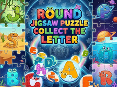 Ойын Round Jigsaw Puzzle - Collect the Letter